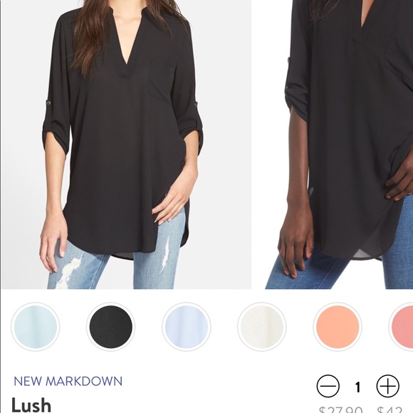 Set of FIVE Lush brand tunics - Picture 6 of 7